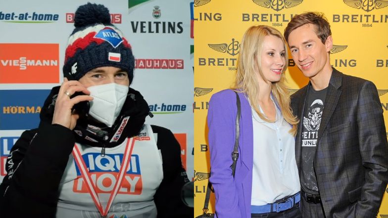 Kamil Stoch odebrał telefon od żony w trakcie wywiadu