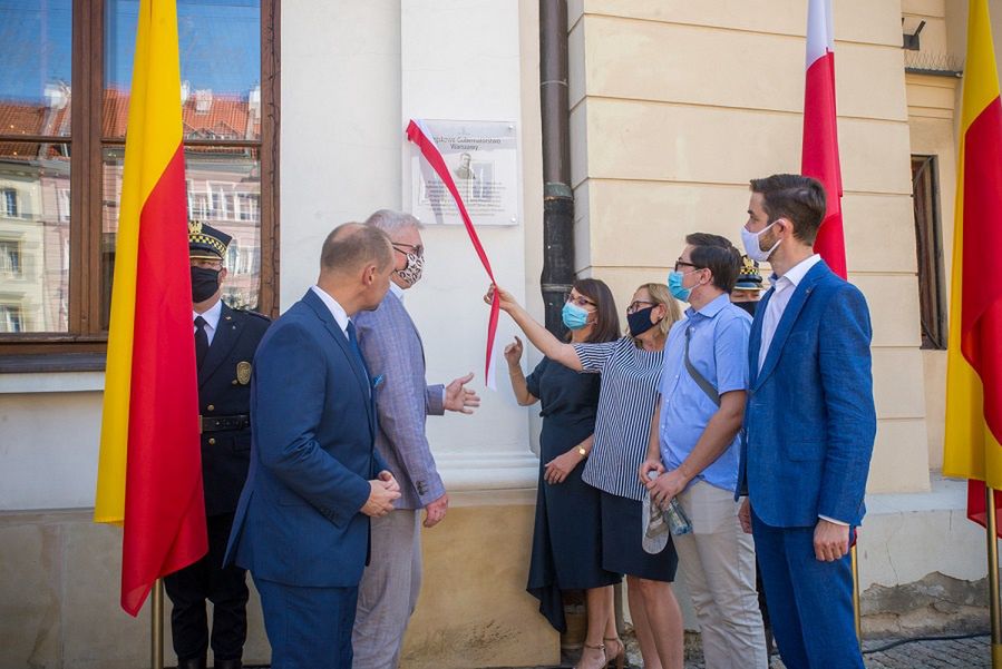 Warszawa. Odsłonięto tablicę upamiętniającą działanie Wojskowego Gubernatorstwa Warszawy