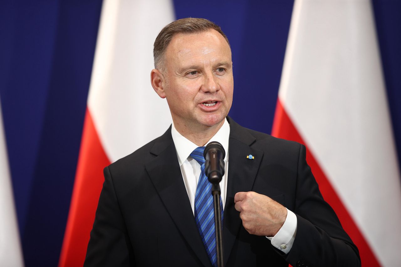 "Mamy swoje interesy". Andrzej Duda o oczekiwaniach wobec władz Ukrainy