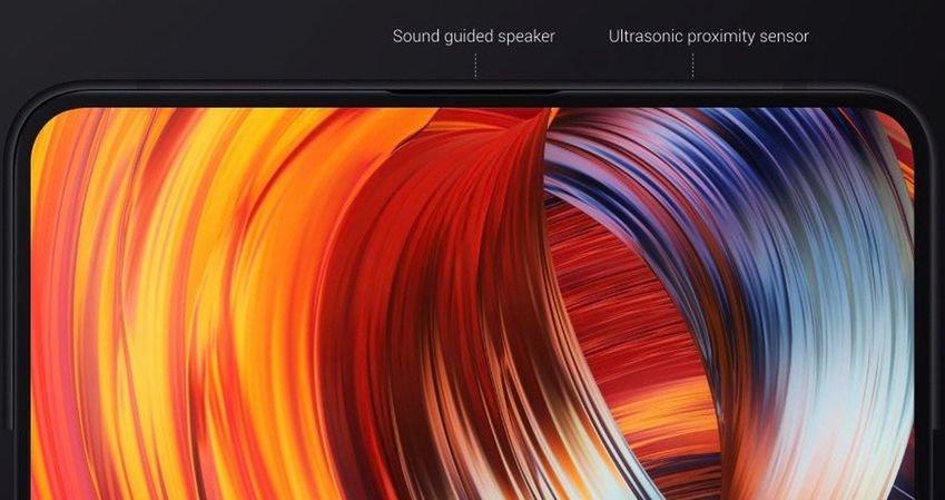 Xiaomi Mi MIX 2 ma ultradźwiękowy czujnik zbliżeniowy