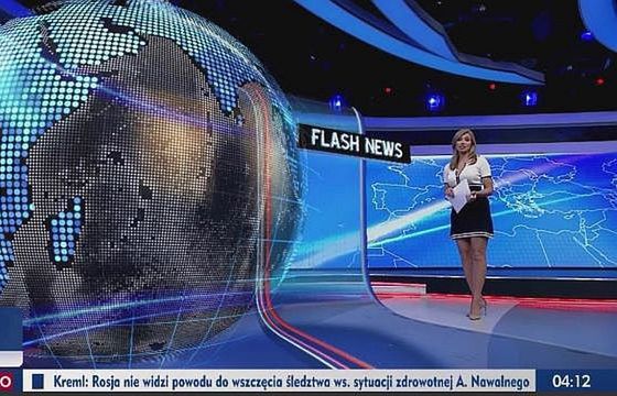 Karolina Pajączkowska i Rafał Stańczyk prowadzą program TVP Info dla widzów w USA i Kanadzie