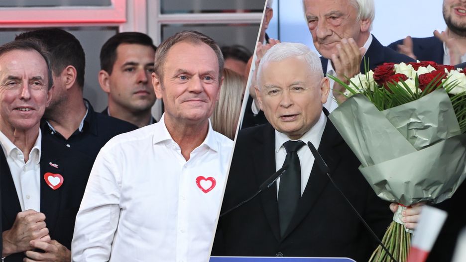 Jak w wyborach poradzili sobie Tusk i Kaczyński