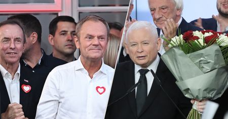 Tusk kontra Kaczyński. Tyle głosów otrzymali liderzy największych partii