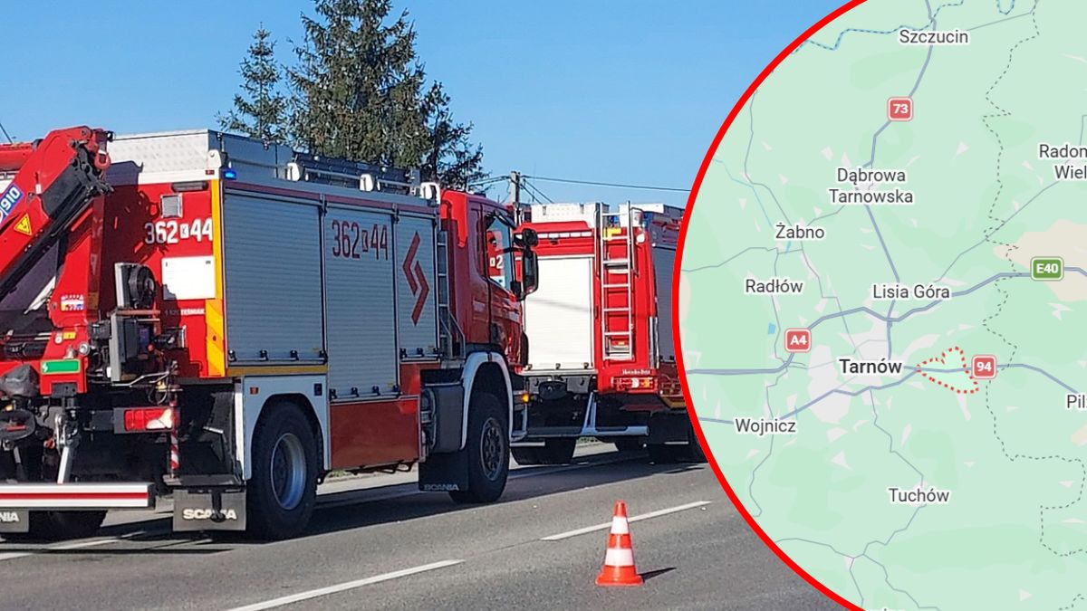 Tragiczny wypadek w Ładnej k. Tarnowa