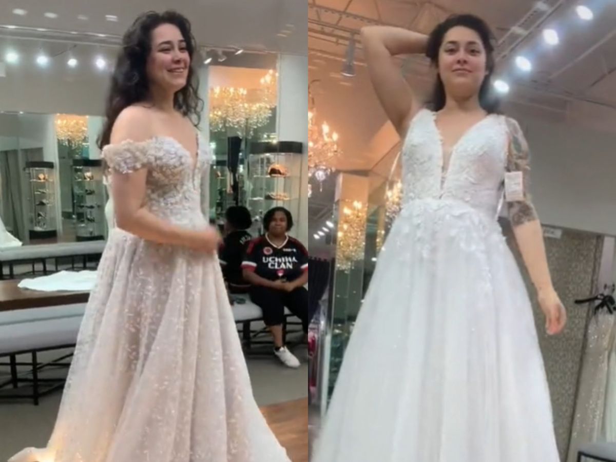 TikTokerka wybrała suknię ślubną ze sklepu intetnetowego