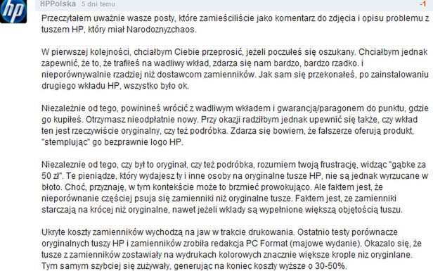 Co kryje się w tuszach HP? Zaskakujące odkrycie użytkownika 4