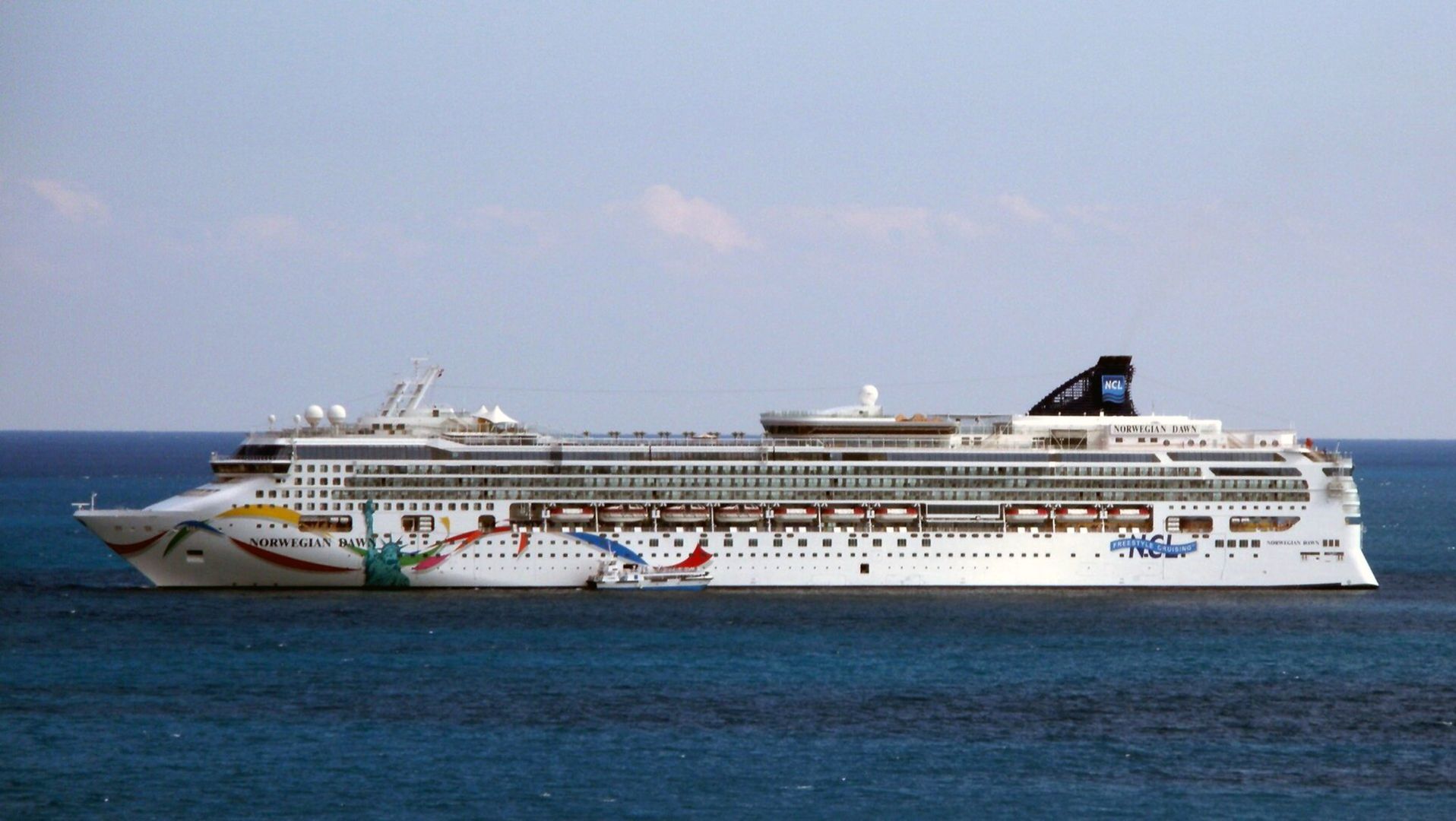 Norwegian Dawn został zbudowany w 2002 r. 