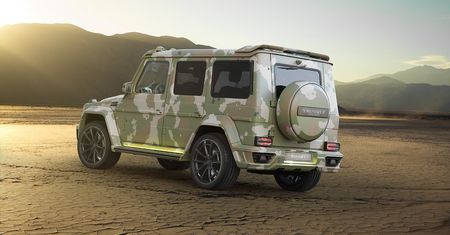 Mercedes G63 AMG Sahara Edition w pustynnym kamuflażu