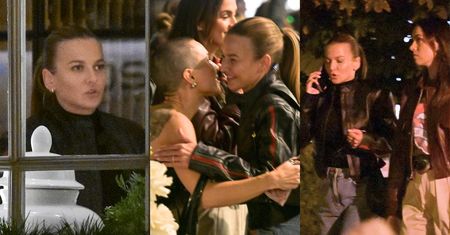 TYLKO NA PUDELKU: Anna Lewandowska nadrabia zaległości pod osłoną nocy: całuski z Blanką, spacer z Krupińską i wizyta w knajpie (ZDJĘCIA)