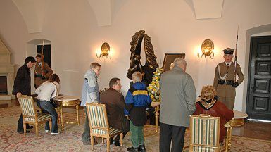 Księga kondolencyjna w Pałacu Prezydenckim