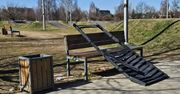 Zdewastowany pumptrack w Gorzowie. "Grupa dzieciaków z cegłówkami"