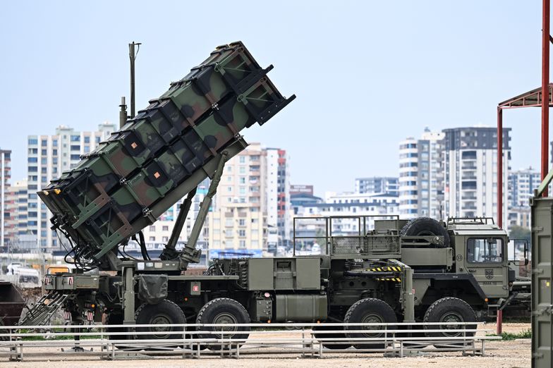 ADANA, TURKIYE - FEBRUARY 19: Spanish Defense Minister Margarita Robles (not seen) visits the 10th Main Jet Base Command on the occasion of the 10th anniversary of the deployment of Patriot air defense systems at Incirlik Base in Adana, Turkiye on February 19, 2025. (Photo by Eren Bozkurt/Anadolu via Getty Images)