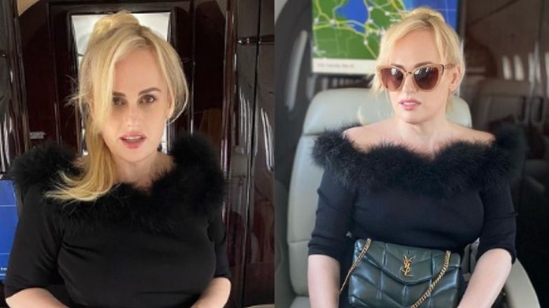 Rebel Wilson pozuje w prywatnym odrzutowcu