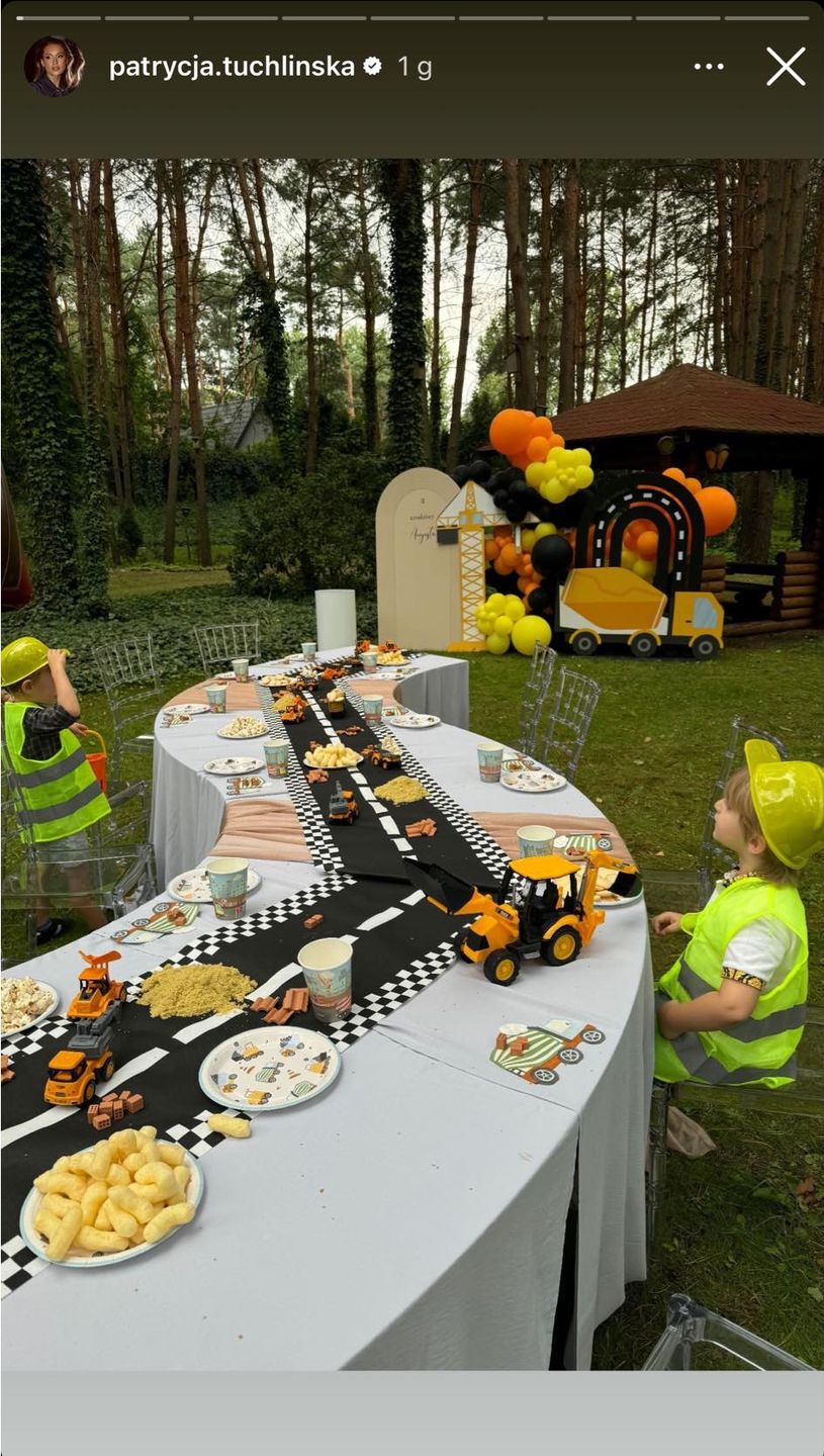 Bajeczne urodziny 3-letniego syna Tuchlińskiej i Wojciechowskiego