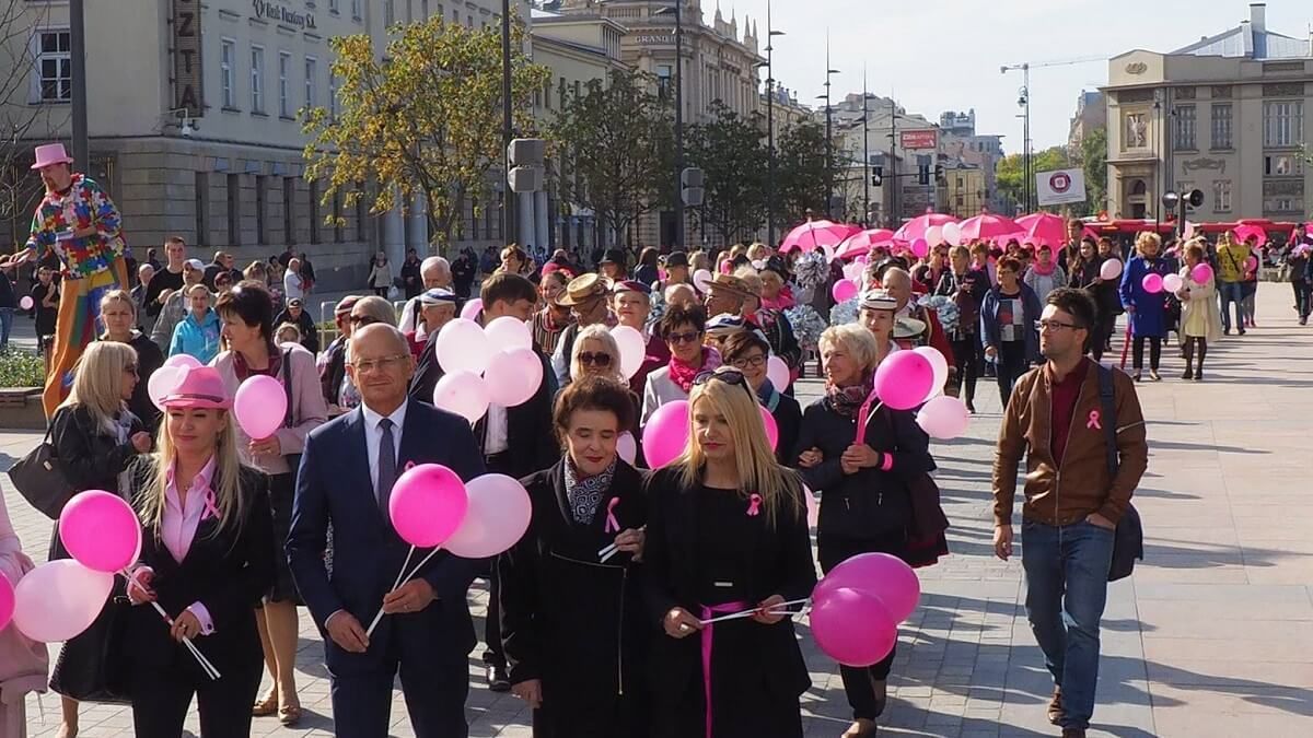 Marsz Różowej Wstążki w Lublinie