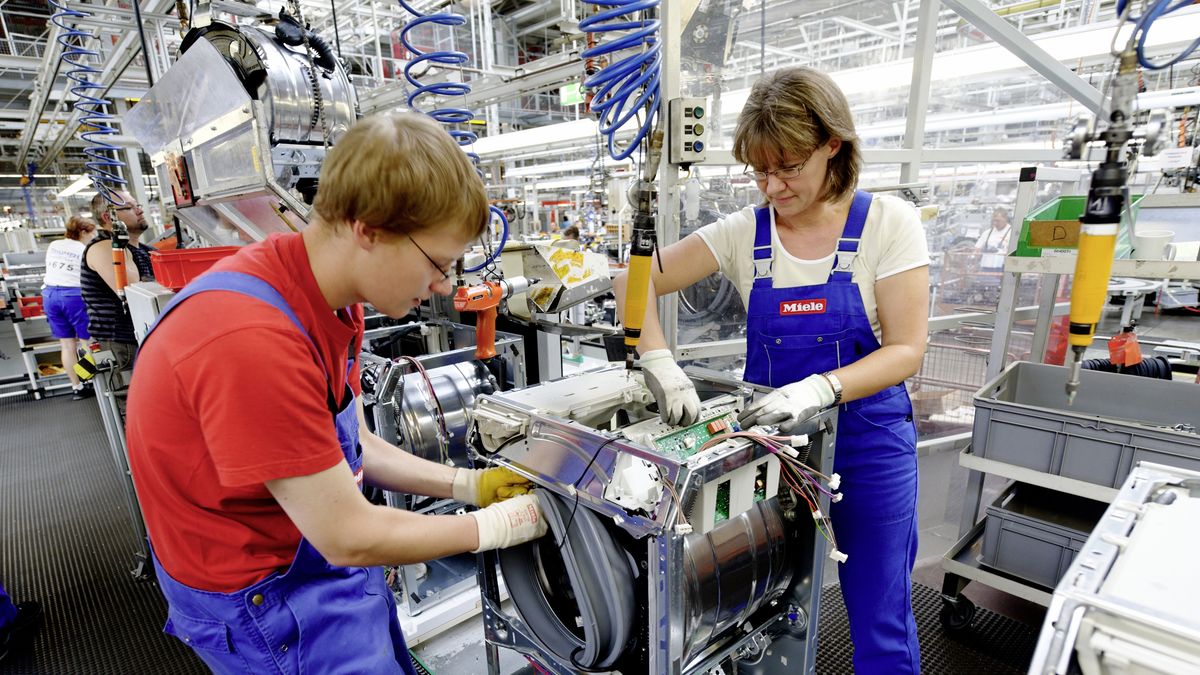 Fabryka  pralek  Miele w Guetersloh 