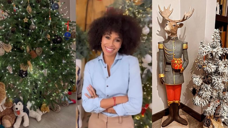 Omenaa Mensah udekorowała willę na święta. Jest "na bogato"