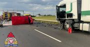 Grzywna: Tragedia na drodze krajowej nr 91. 41-latek zginął po czołowym zderzeniu z ciężarówką
