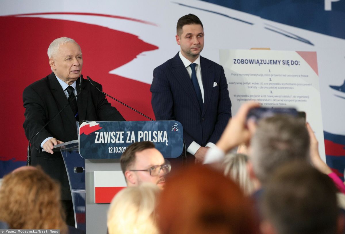 Jarosław Kaczyński i Patryk Jaki