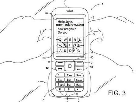 Nokia patentuje wirtualną klawiaturę