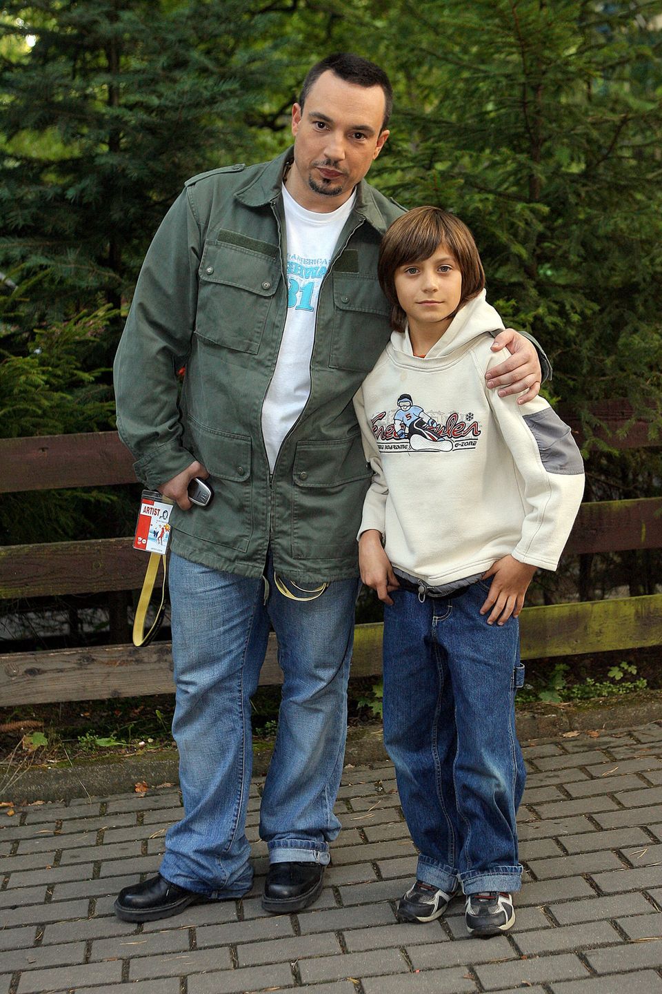 Jacek Stachursky z synem