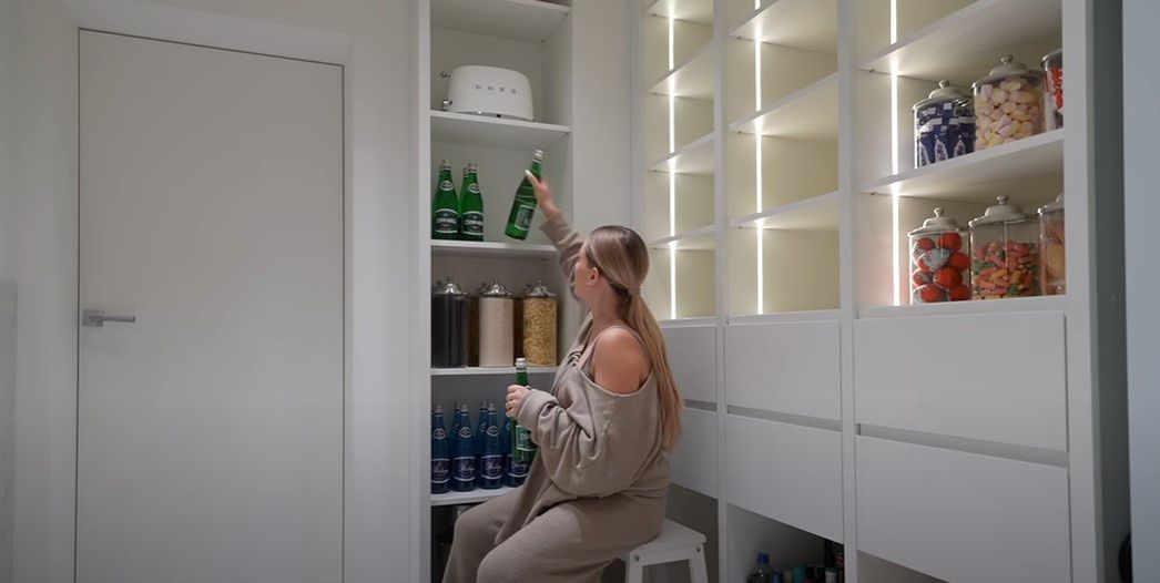 Andziaks pokazała spiżarnię