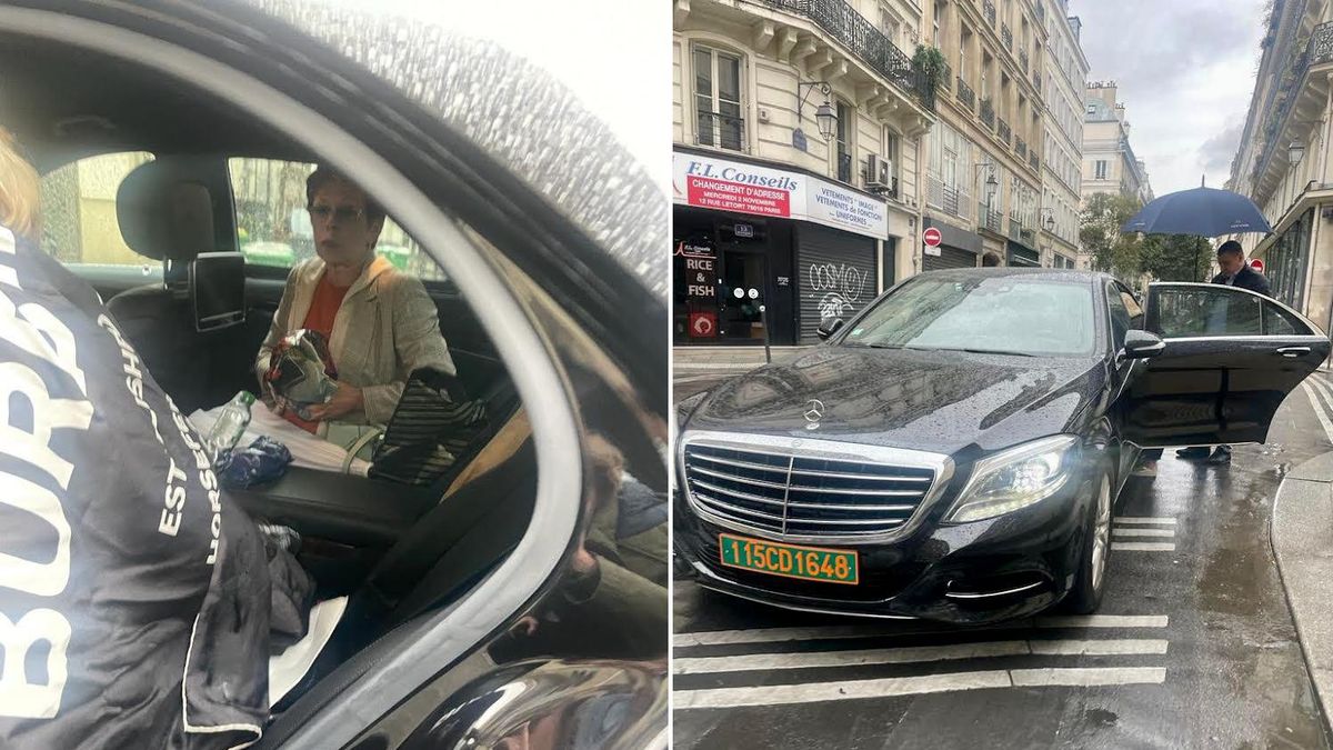 Żona Siergieja Naryszkina w Paryżu