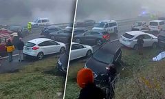 Gigantyczny karambol na północy Europy. Wszystko przez "czarny lód"