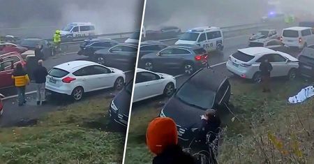 Gigantyczny karambol na północy Europy. Wszystko przez "czarny lód"