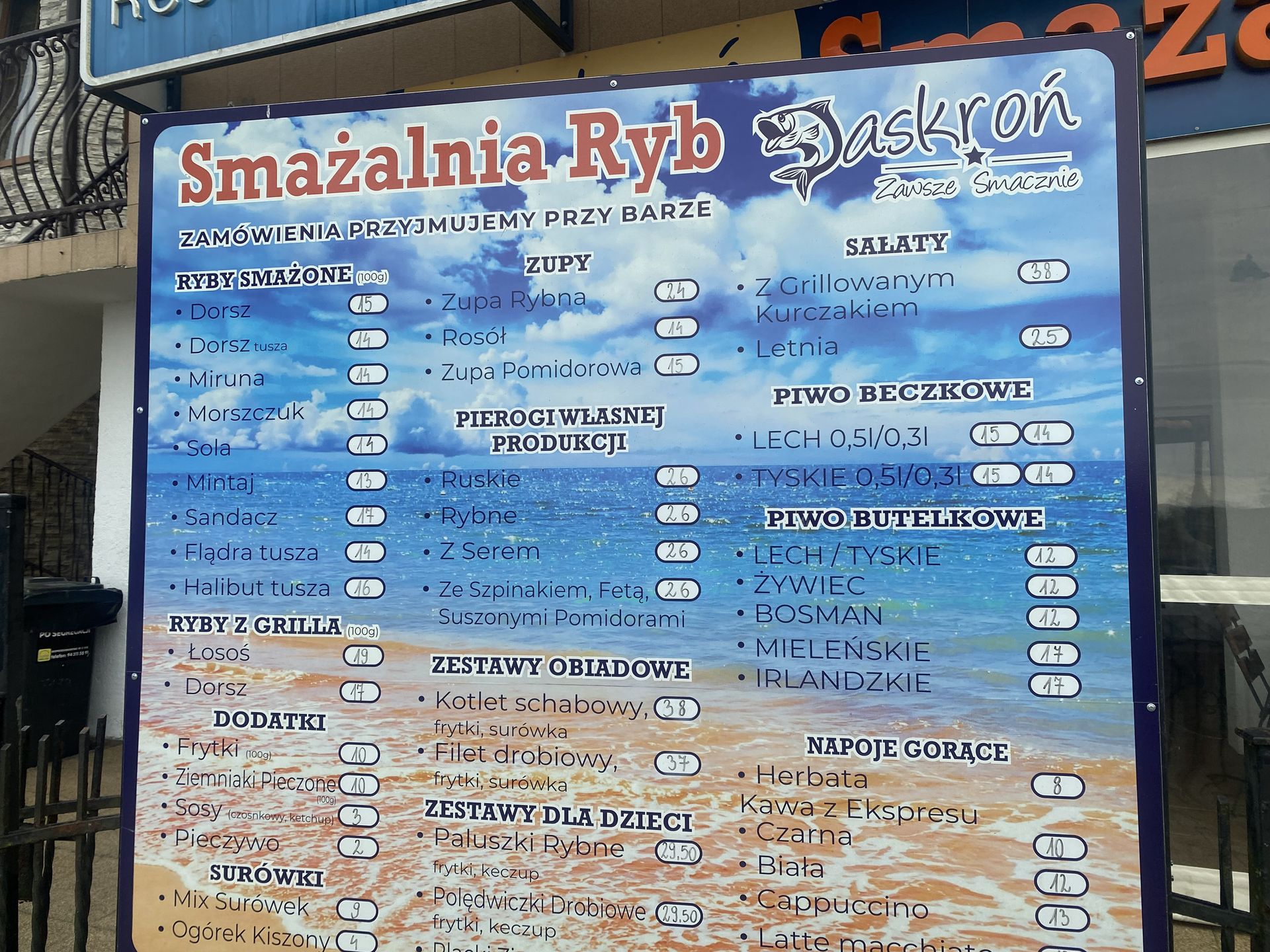 Ceny nad morzem