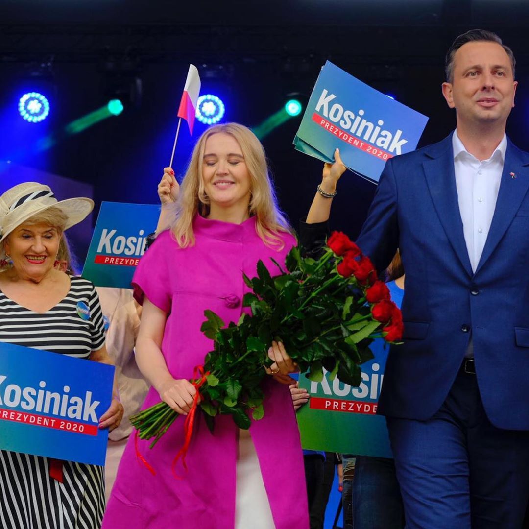 Paulina Kosiniak-Kamysz skradła show na wiecu wyborczym męża