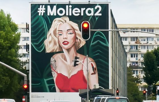 E-sklep Moliera2 promowany na gdańskim muralu