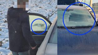 Śląskie: Policja zatrzymuje kierowców jadących "na ślepo" z zamarzniętymi szybami. Sypią się mandaty