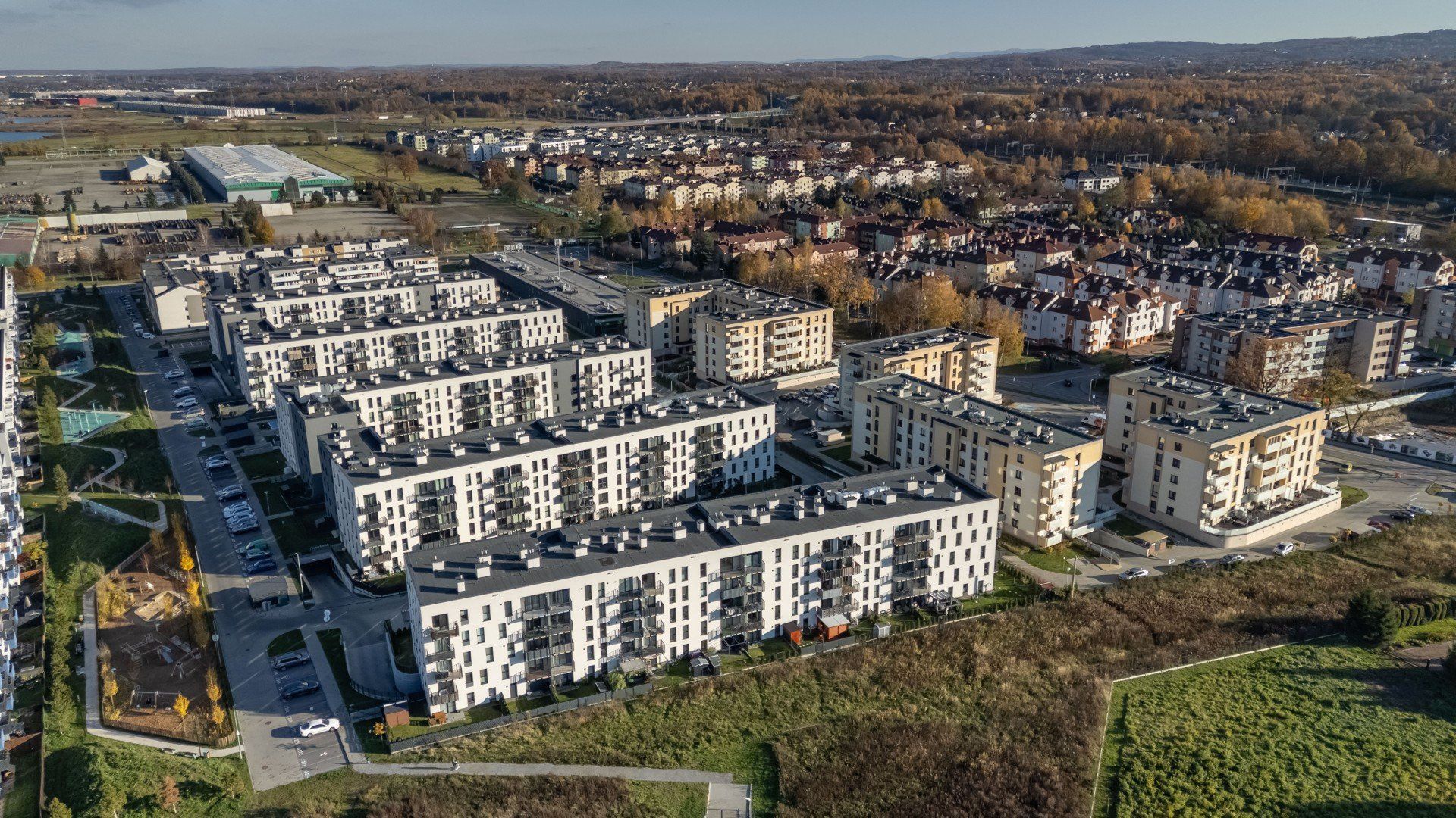 Złocień to jedna z najmłodszych i najszybciej rozwijających się &#34;sypialni&#34; Krakowa