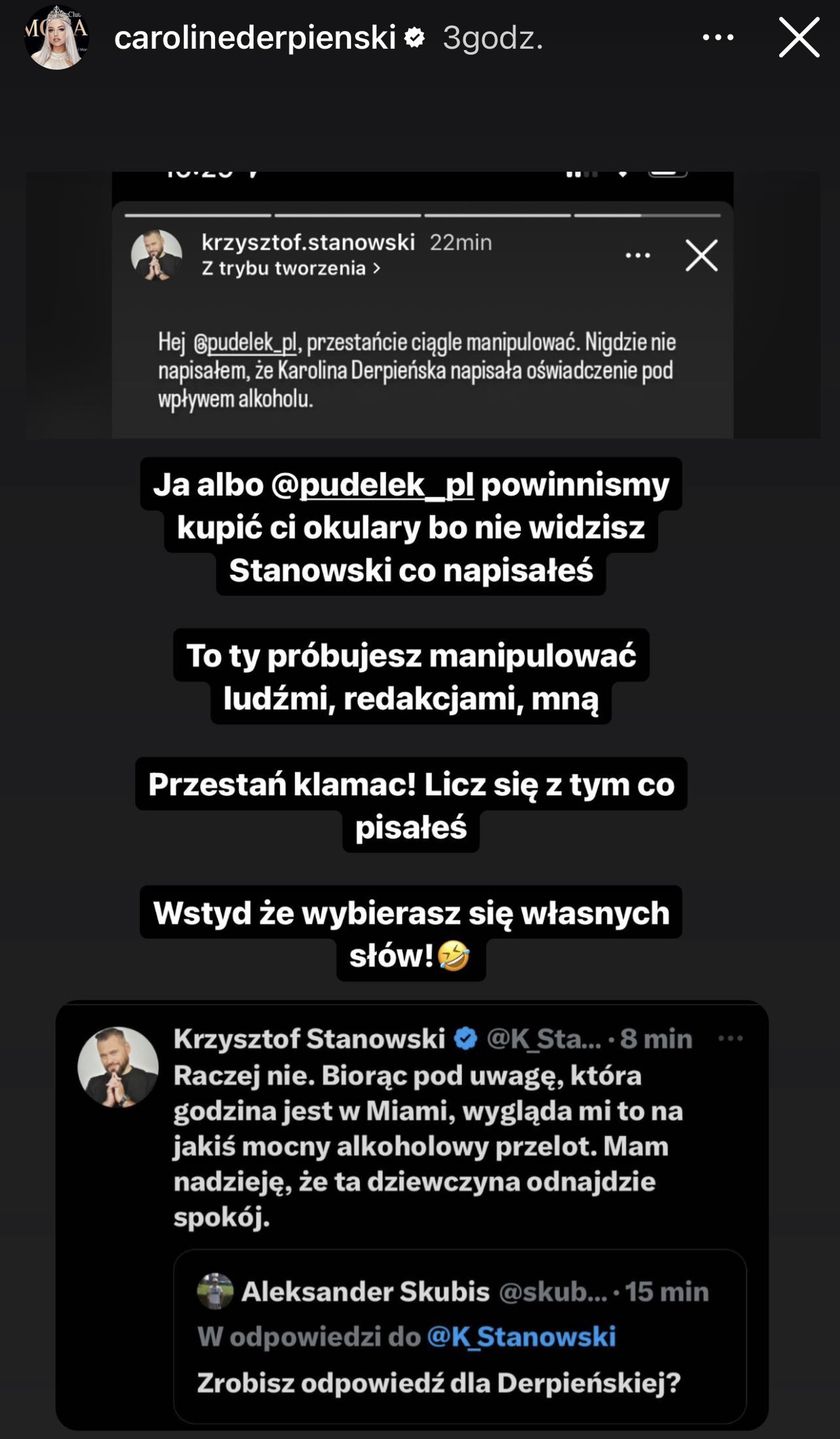  Derpienski odpowiada Stanowskiemu