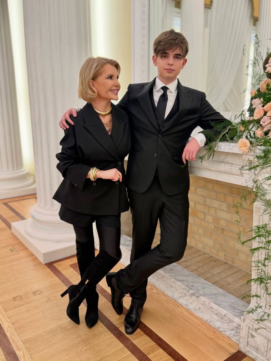 Joanna Racewicz i jej syn Igor