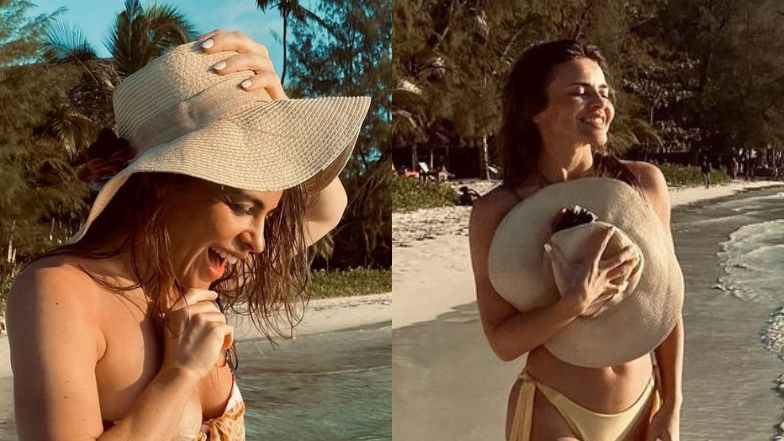 Edyta Herbuś odsłania wdzięki w bikini. Fani komentują