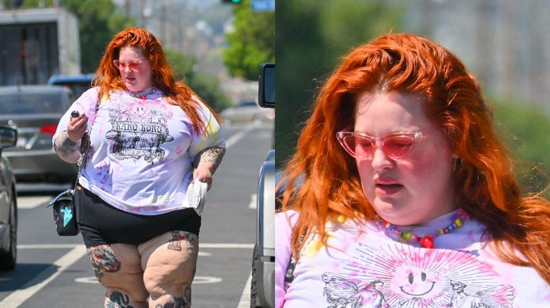 Wytatuowana Tess Holliday rusza na zakupy w Los Angeles