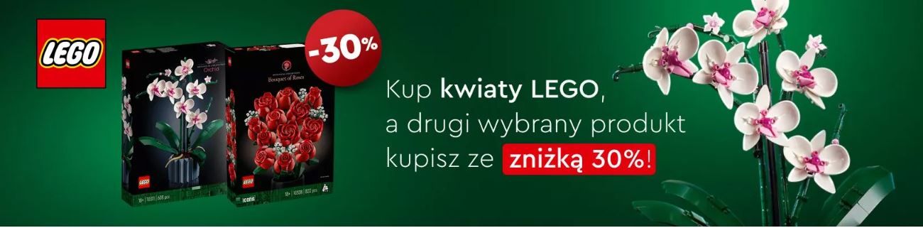 LEGO 30% na drugi zestaw - banner