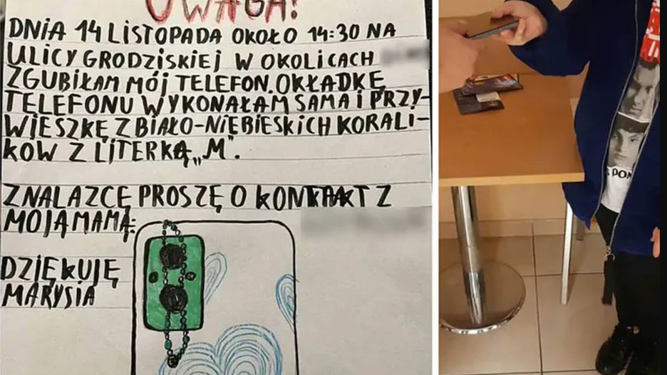 10-letnia Marysia zgubiła swój telefon. Na jej ogłoszenie trafili policjanci