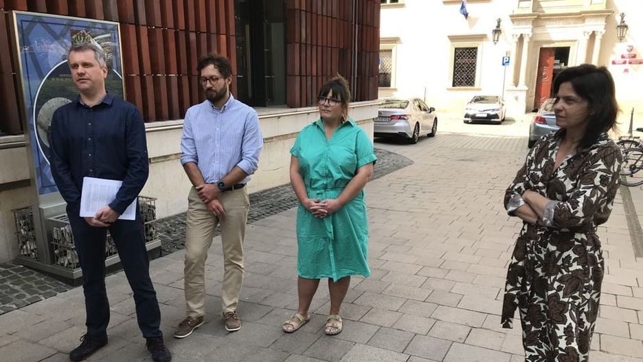 Konferencja prasowa w sprawie apelu o wprowadzenie SCT w Krakowie