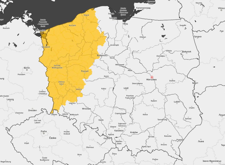 Alerty w związku z burzami w środę