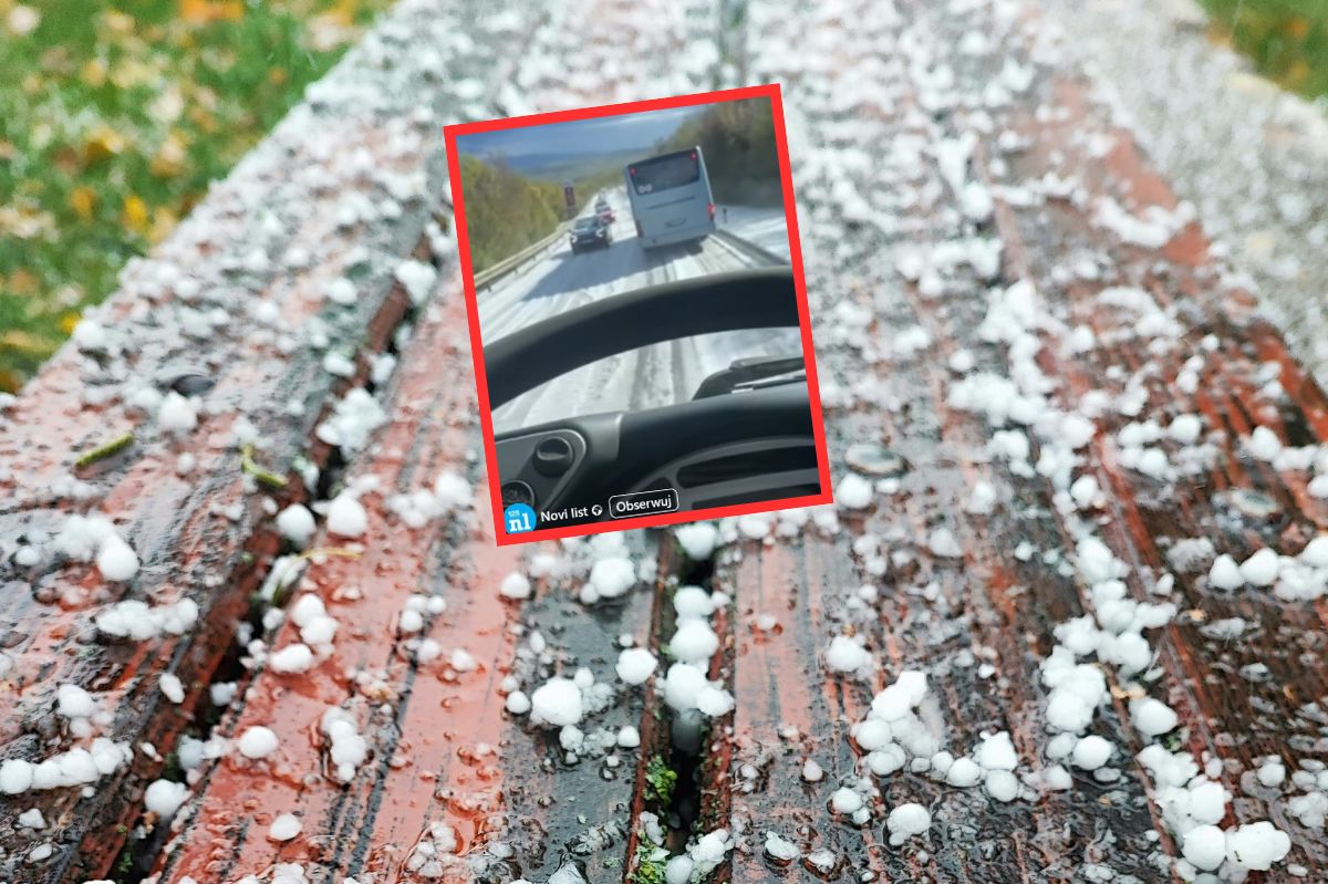 Wystarczyło kilkadziesiąt minut. Grad sparaliżował Chorwację