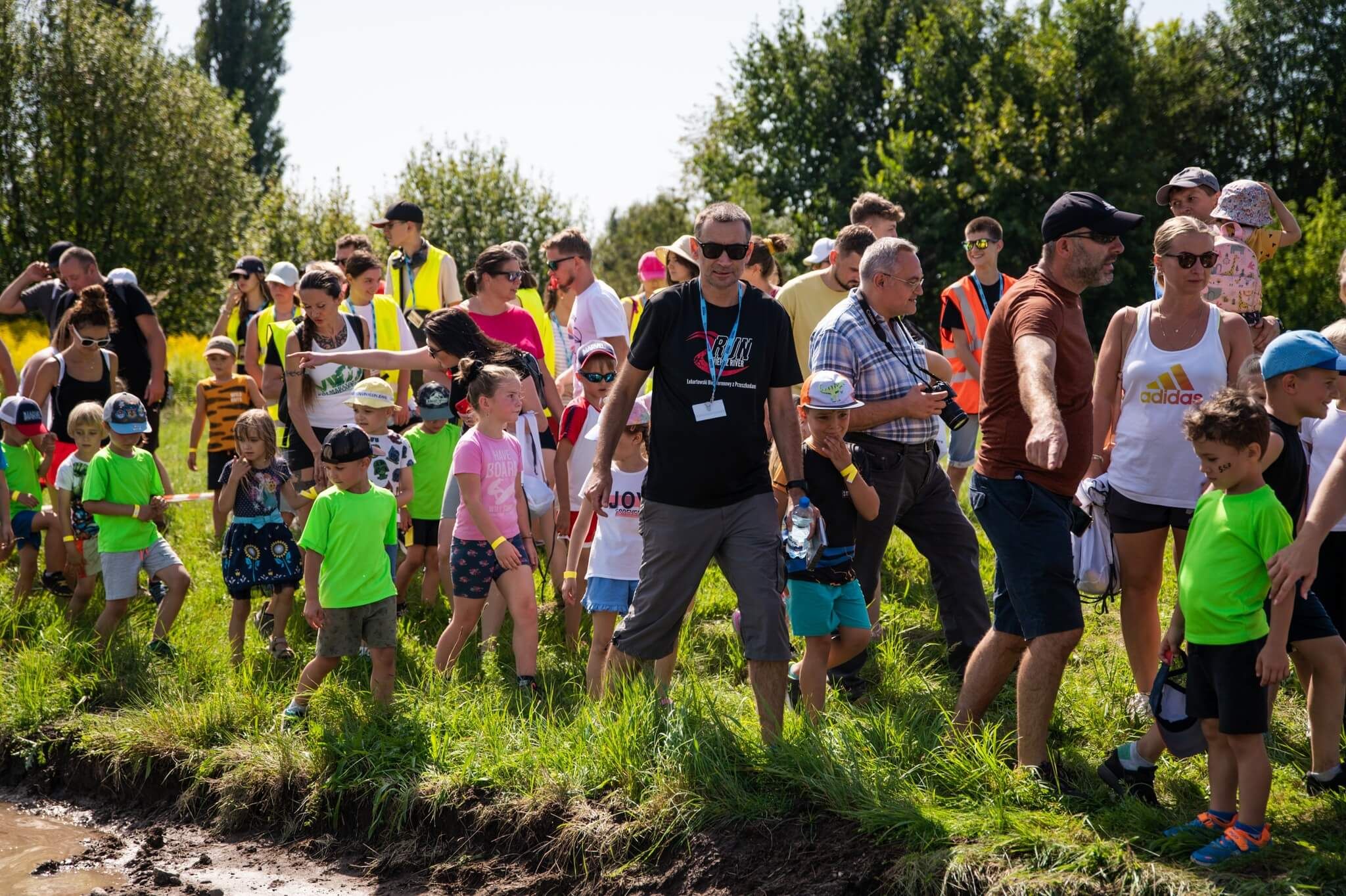 Dzieci podczas Run Wieprz River