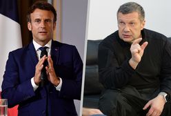 Upokorzyli Macrona. W rosyjskiej telewizji kpiny z prezydenta Francji