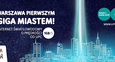 UPC Polska podnosi prędkość internetu do 1 Gb/s
