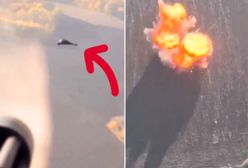 Scena jak z filmu akcji. Moment brawurowego ataku w powietrzu