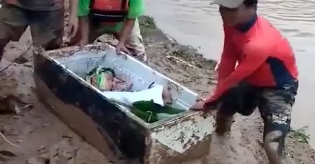 11-latek przeżył klęskę żywiołową. Trudno uwierzyć, gdzie się schował