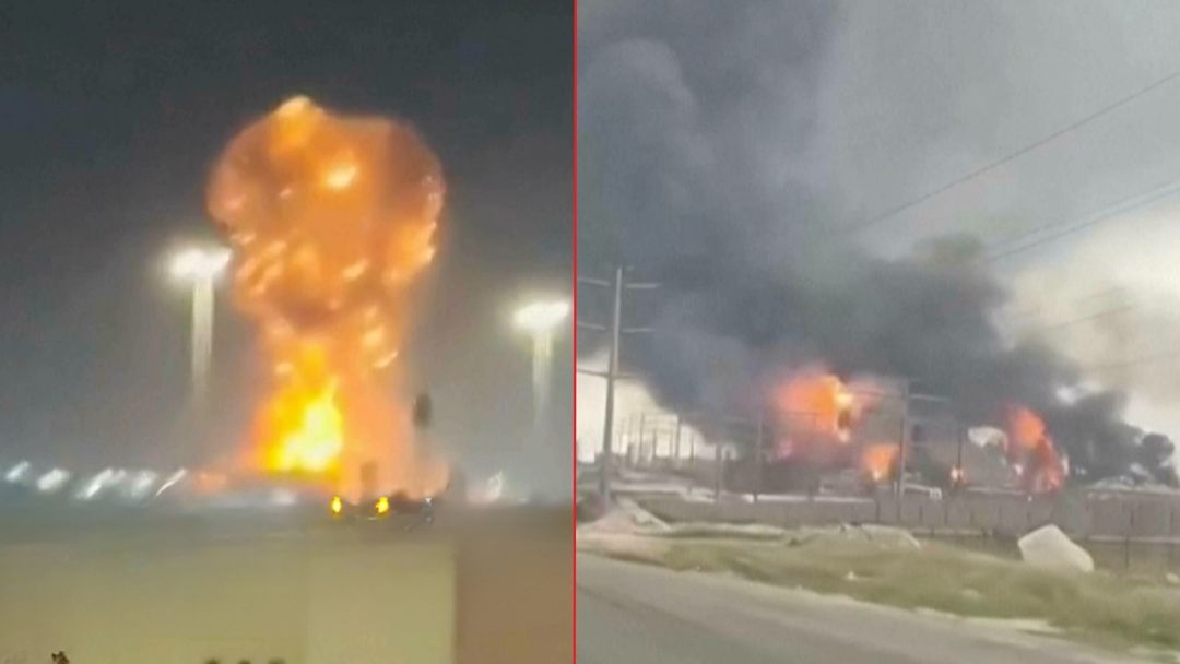 Bliski Wschód stanął w płomieniach. Zniszczone rafinerie w Zatoce Perskiej