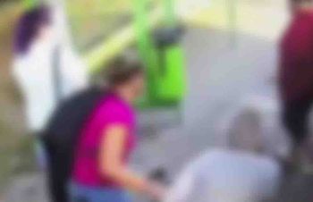 Zielona Góra: Rowerzystka potrąciła pieszą, jest nagranie
